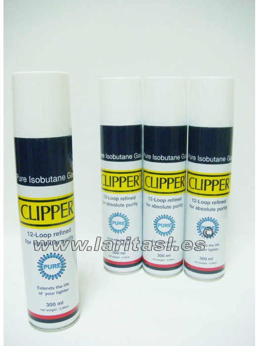 Gas Clipper Isobutano 300ml (branco)